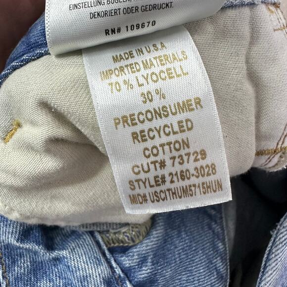 Citizens of Humanity Petra Pleated Wide Leg Jeans in Nensi Size 29 2160-3028 - Picture 9 of 9